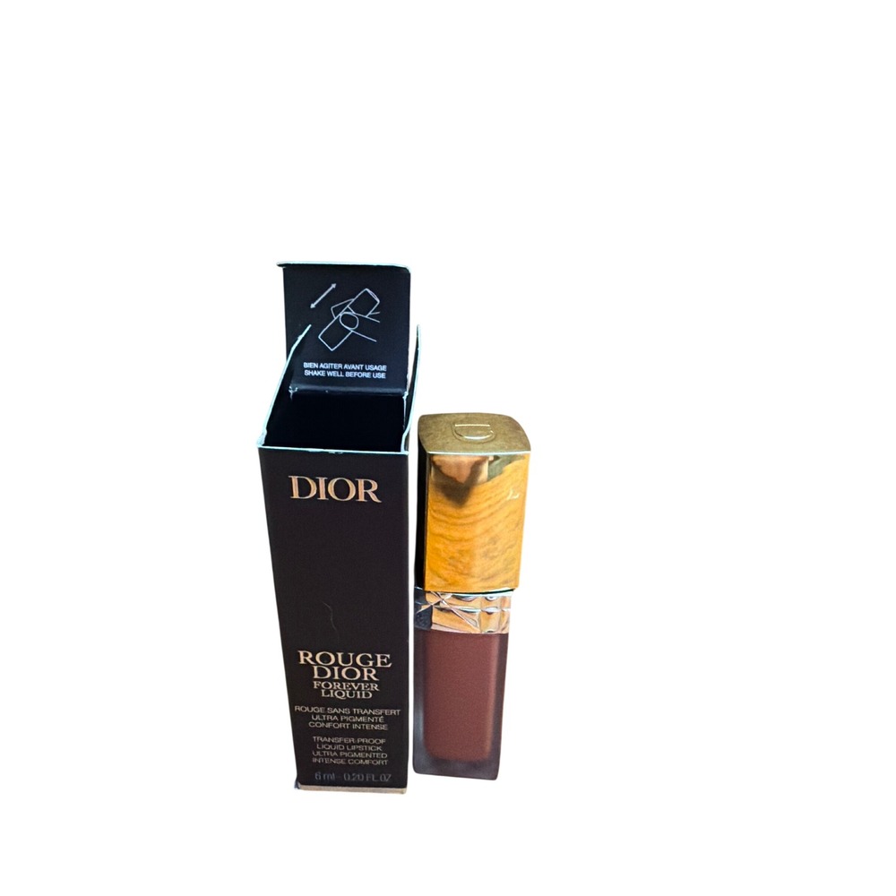Dior Rouge Dior Forever Liquid Sequin Lipstick 323 Dazzle 6ml 0.20fl oz‎ New
